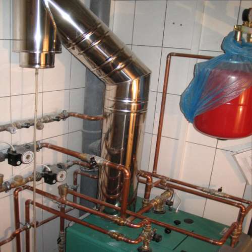 установка газового котла в частном доме